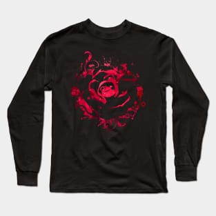 Red Rose Long Sleeve T-Shirt